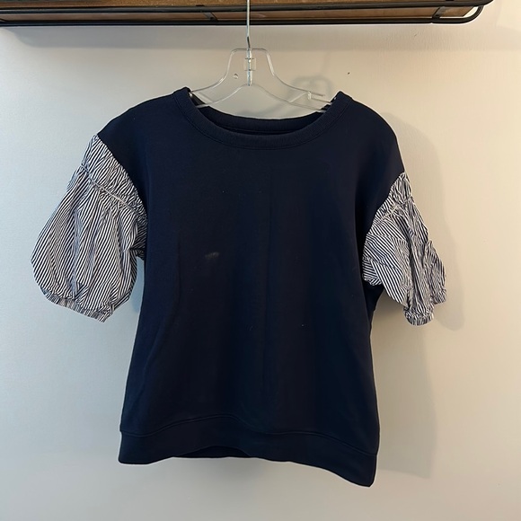 Free assembly crewneck with puffy sleeves - Picture 1 of 2